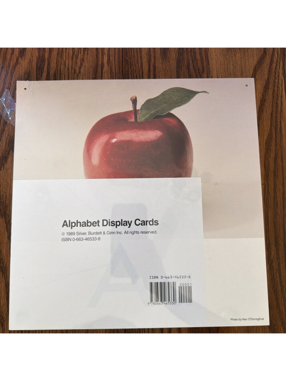 Alphabet Display Cards By Silver, Burdett &‎ Ginn Inc. 1989 NEW